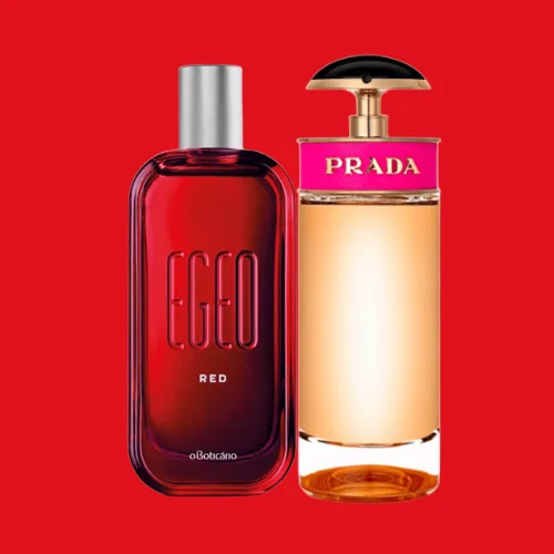 Perfume Egeo Red: Semelhança com Perfumes Importados