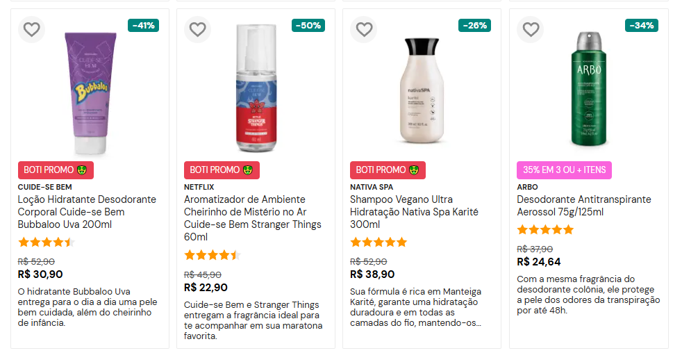 Promoção de verão O Boticário

