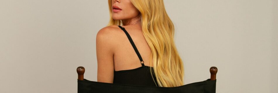 A imagem mostra Marina Ruy Barbosa, embaixadora da linha Truss