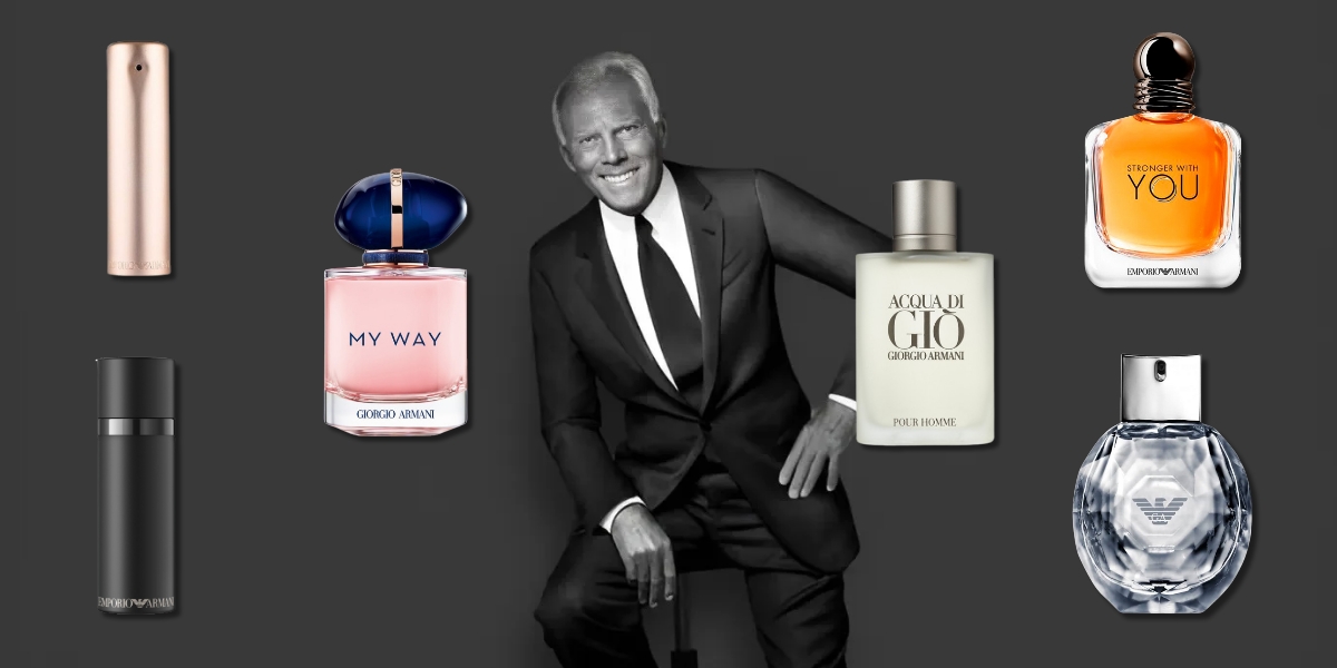 As Fragrâncias Emporio Armani mais Vendidas e o Legado do Criador