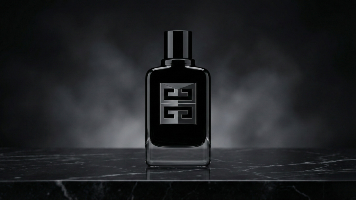 Perfume Givenchy Gentleman Society representando elegância e sofisticação masculina moderna